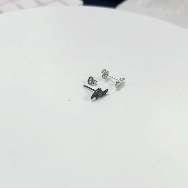 Cute Angel Devil Stud Earrings