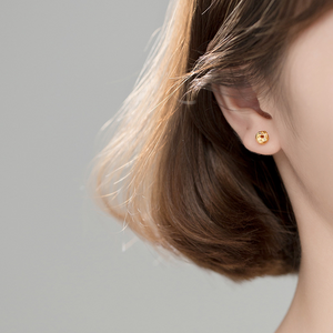 Minimalist Twist Rope Knot Earrings