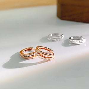 Minimalist Twisted Hoop Earrings