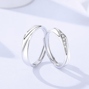 Infinity Mobius Matching Couple Ring