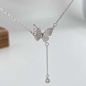 Timeless Butterfly Y Drop Necklaces