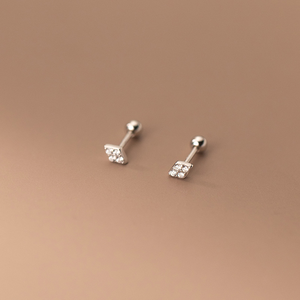 Tiny Small Geometric Stud Earrings