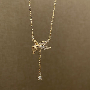 Traumhafte Schutzengel-Anhänger-Halskette