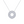 Brilliant Moissanite Circle Pendant Necklace