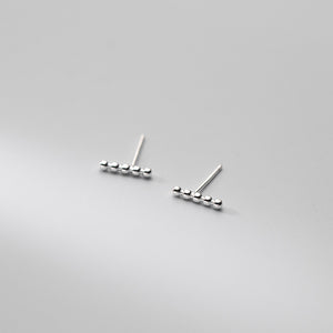 Tiny Small Minimalist Bead Stud Earrings