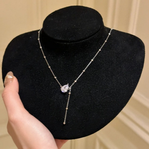 Dainty Teardrop Drop Necklace