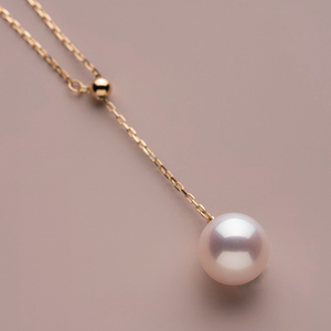Minimalist Pearl Drop Necklace