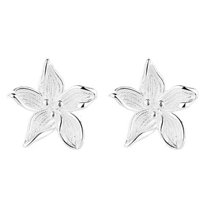 Dainty Star Flower Stud Earrings
