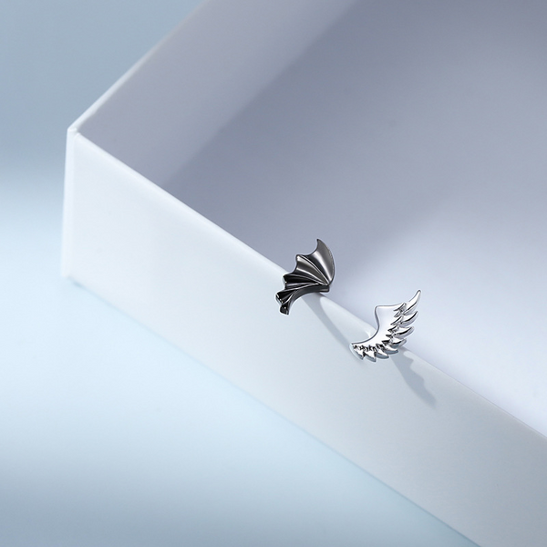 Cute Angel Devil Stud Earrings