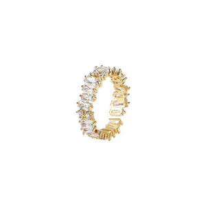 Dainty Baguette Cut Eternity Ring