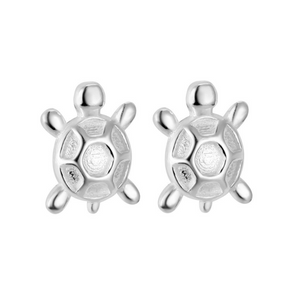 Tiny Small Sea Turtle Stud Earrings
