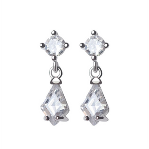Elegant Teardrop Crystal Drop Earrings