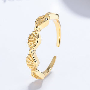 Dainty Seashell Ocean Beach Stacking Ring