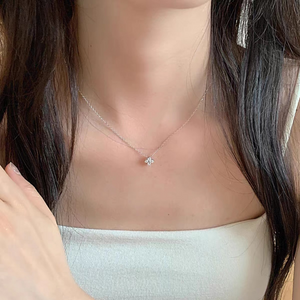 Four Leaf Clover Charm Necklace