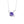 Birthstone Planet Saturn Star Charm Necklace