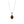 Dainty Oval Gemstone Pendant Necklace