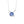 Birthstone Planet Saturn Star Charm Necklace