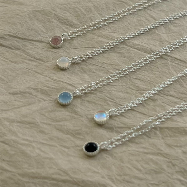 Natural Crystal Stone Necklace