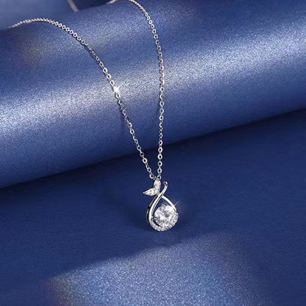 Silver Fishtail Pendant Necklace