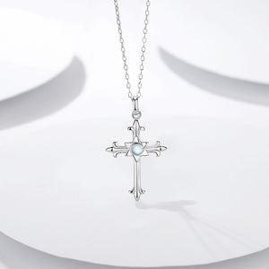 Messianic Cross Matching Couple Necklace