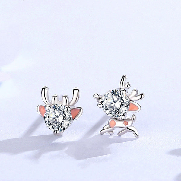 Cute Tiny Deer Stud Earrings