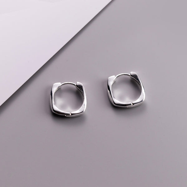 Minimalist Square Hoop Earrings