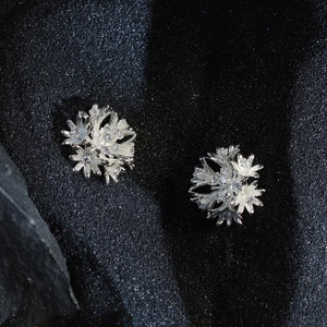 Cornflower Wedding Statement Stud Earring