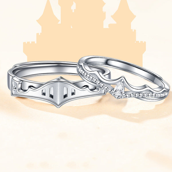 Knight Princess Couple Ring