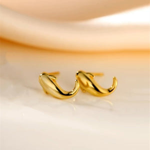 Small Japanese Koi Fish Stud Earrings