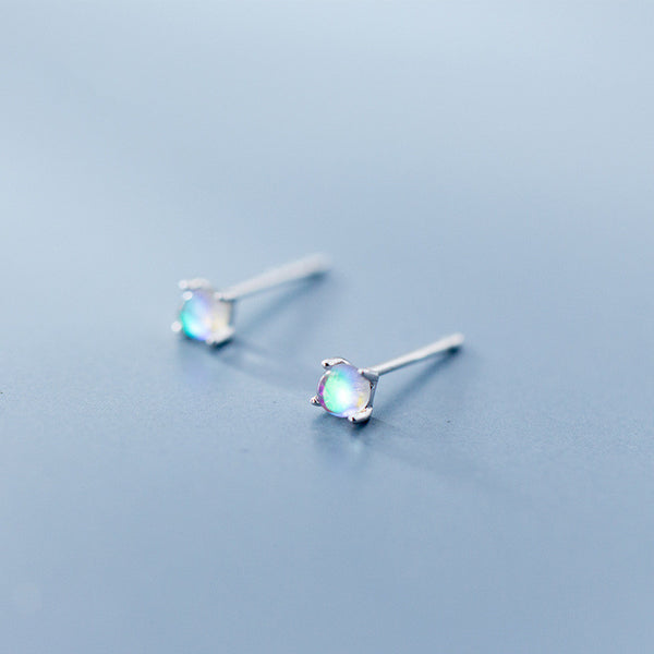 Colored Glaze Stud Earrings