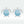 Load image into Gallery viewer, Blue Sea Turtle Stud Earrings

