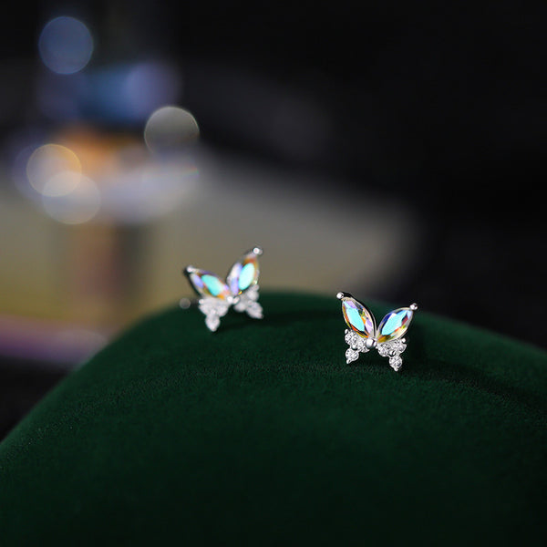 Colorful Butterfly Stud Earrings