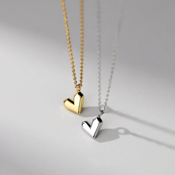 Dainty Heart Pendant Necklace