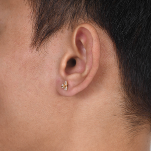 Minimalist Zircon Triangle Stud Earrings