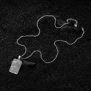 Bohemian Square Pendant Necklace