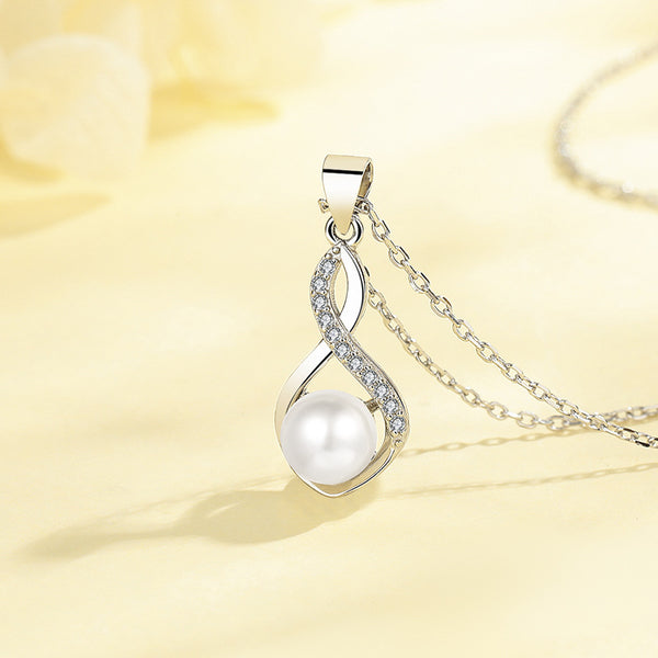 Pearl Gourd Pendant Necklace
