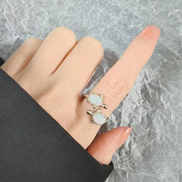 Double Sea Turtle Ring