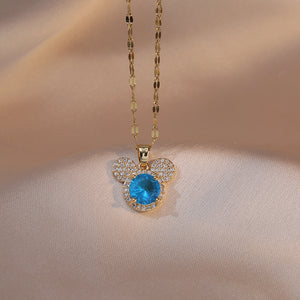 Collana con ciondolo a forma di Mickey Mouse