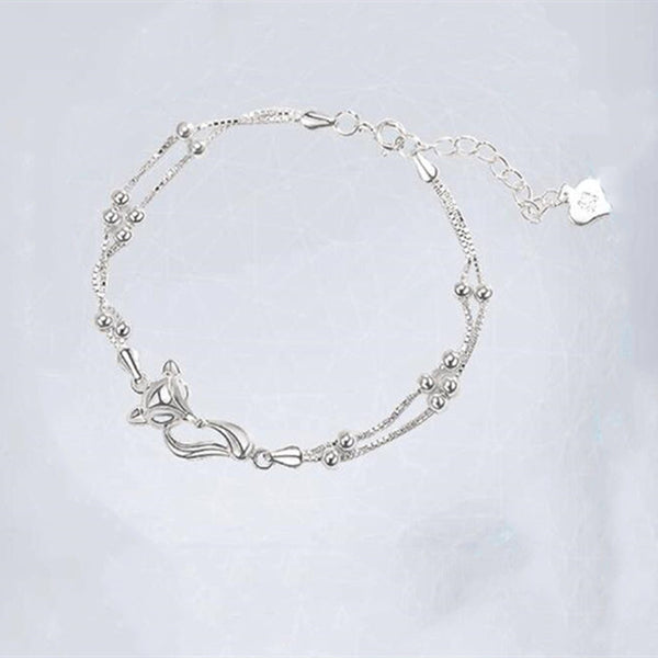 Silver Fox Layered Bracelet