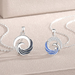 Passende Halskette mit Phönix-Anhänger für Paare