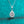 Moissanite Halo Pave Teardrop Necklace