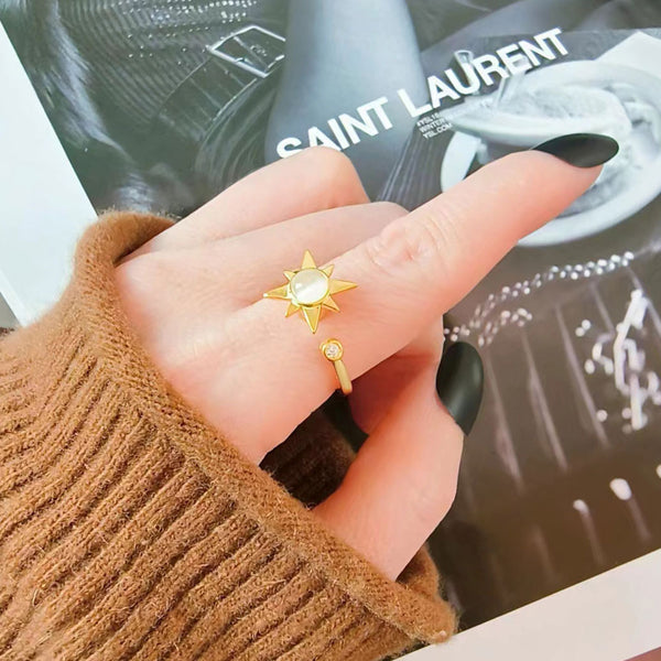 Star Anxiety Fidget Spinner Ring