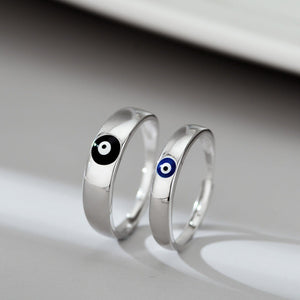 Turkish Evil Eye Couple Matching Ring