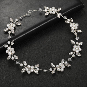 Pearl Flower Bridal Wedding Headband