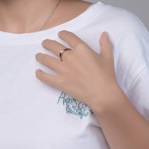 Alliance personnalisée avec gravure découpée