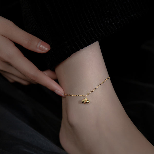 Dainty Bell Charm Anklet