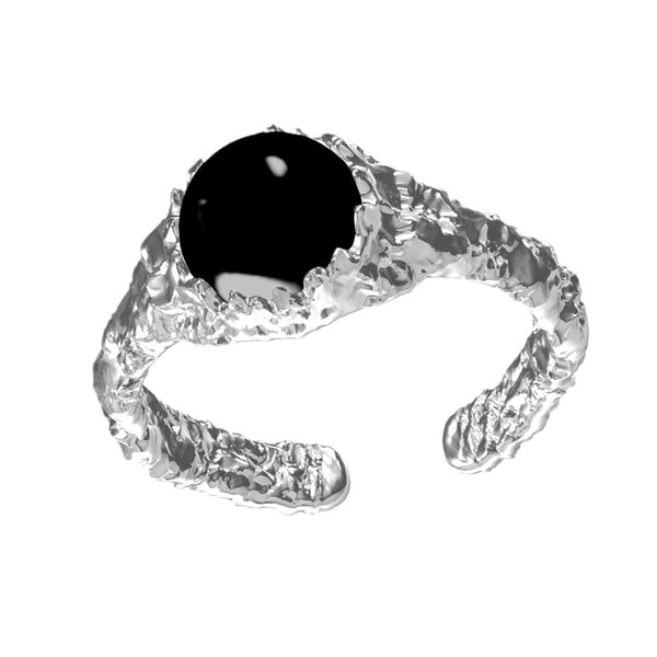Natural Agate Irregular Ring