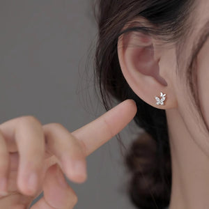 Dainty Tiny Small Butterfly Stud Earrings