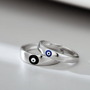Turkish Evil Eye Couple Matching Ring