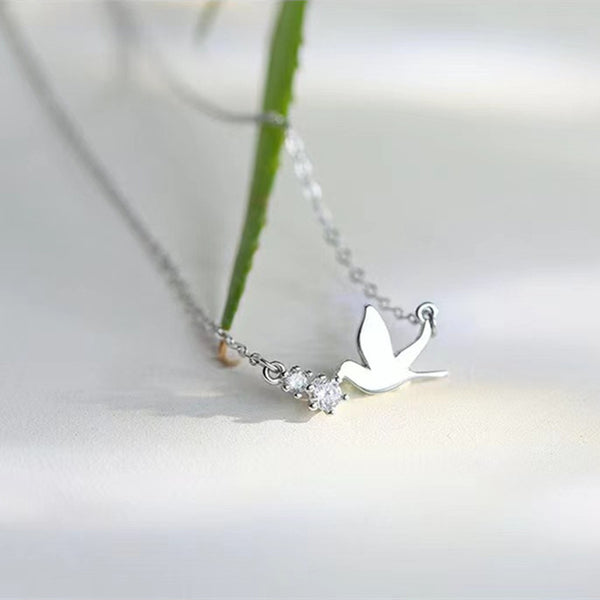 Dove of Peace Pendant Necklace